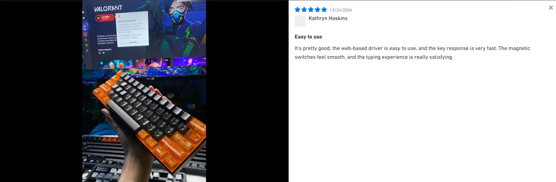 MCHOSE ACE68 Magnetic Keyboard Wired Mechanical ACE60 Pro for Gaming 0.01mm RapidTrigg 8000Hz SOCD/Rs 0.125ms 128K Sampling Rate