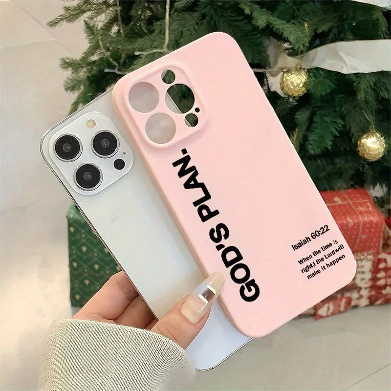 Dazzling Pink God Plan TPU anti-drop all-inclusive precision protective case for Apple iPhone/11/12/13/14/15/16 Pro Max series
