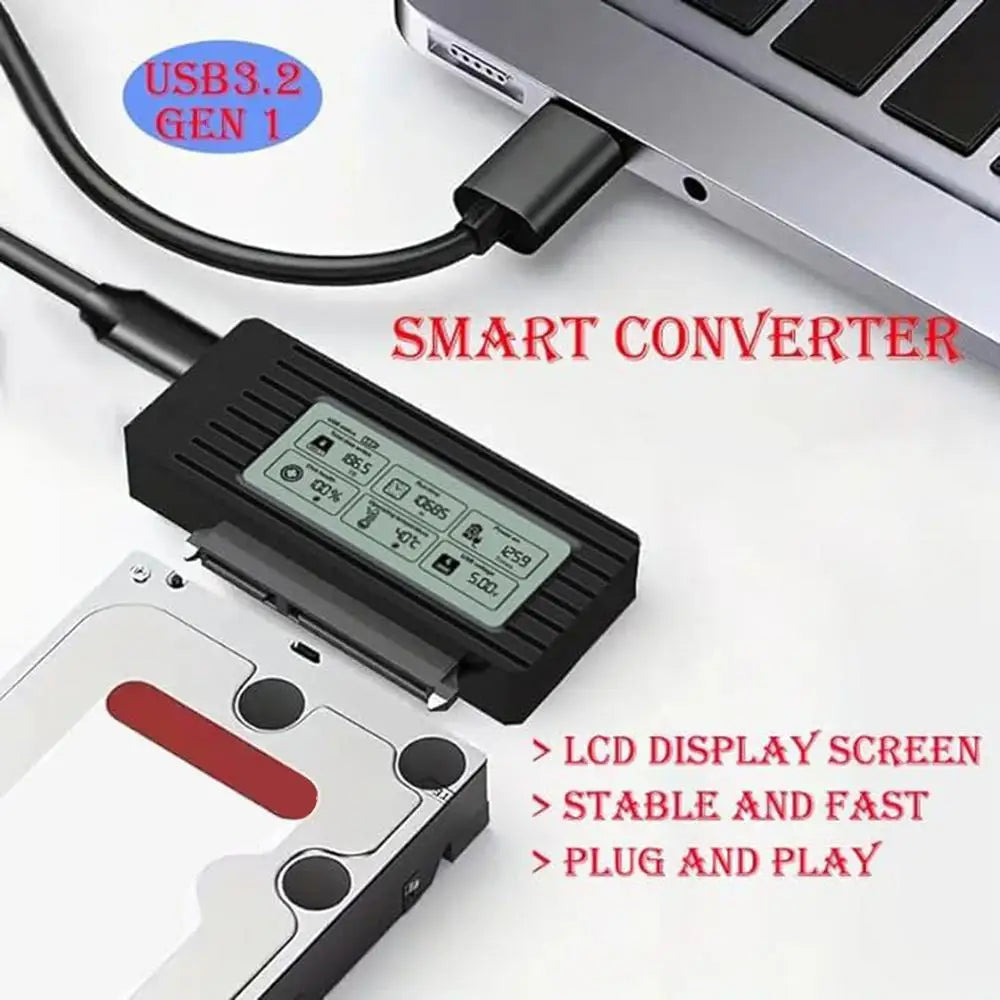 Hard Drive Recovery Kit External Hard Drive Reader Hard Drive Recovery Tool USB Hard Drive Adapter For Laptops Tablets Desktops