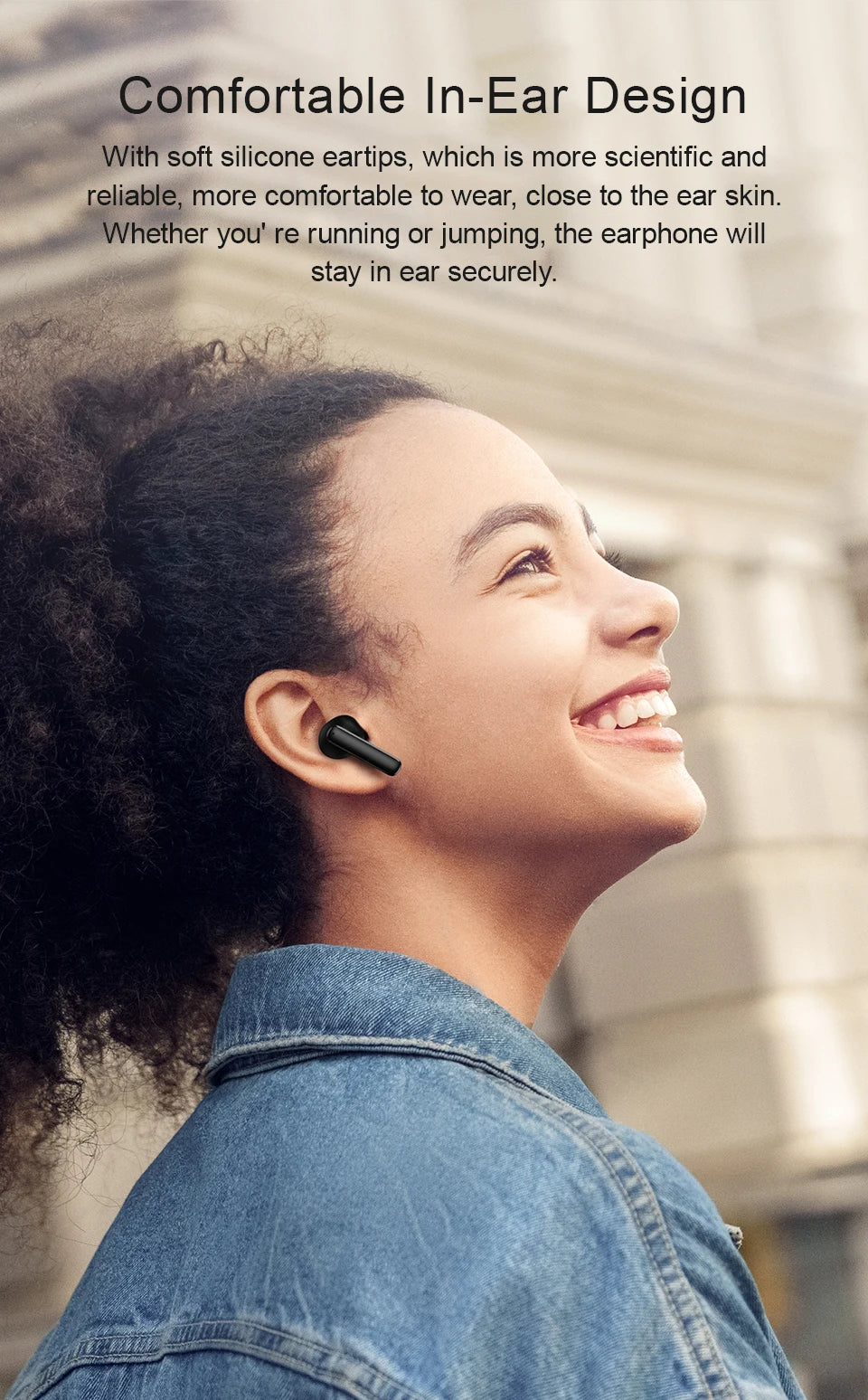 QCY T13 ANC Wireless Earphones Bluetooth 5.3 TWS ANC Noise Cancellation Headphone 4 Mics ENC Headset In-Ear Handfree Earbuds