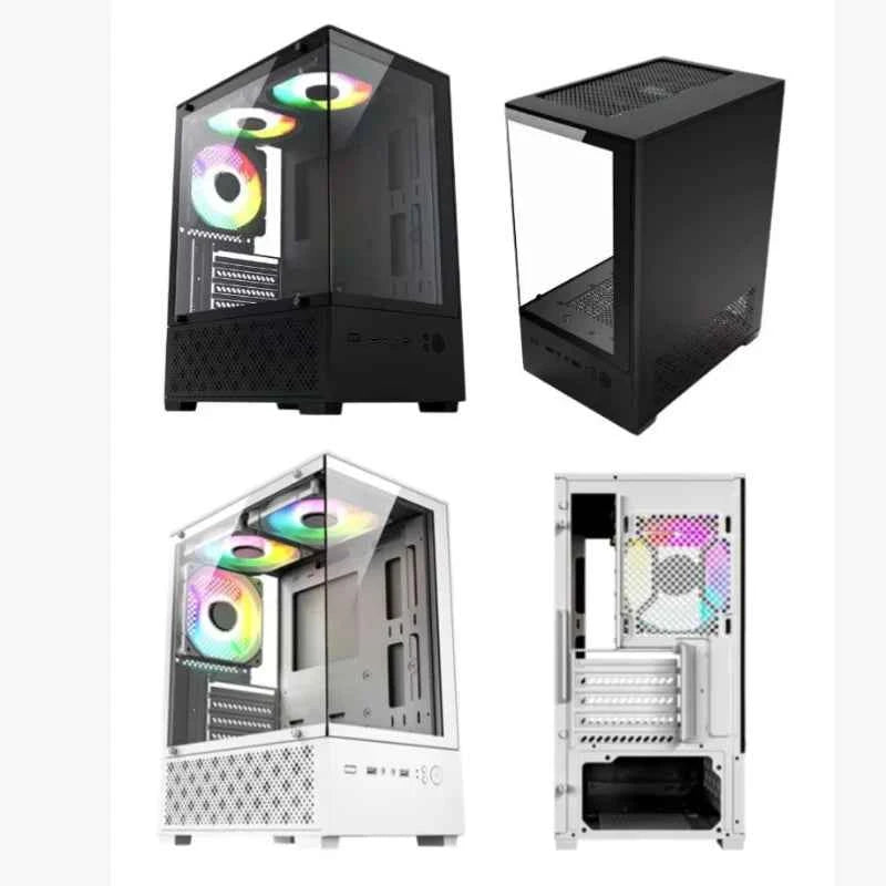 X2 Computer Case M-ATX Mini-ITX Motherboard Seaview Room Side Transparent Desktop Chassis USB3.0 Support 240 Water Cooler