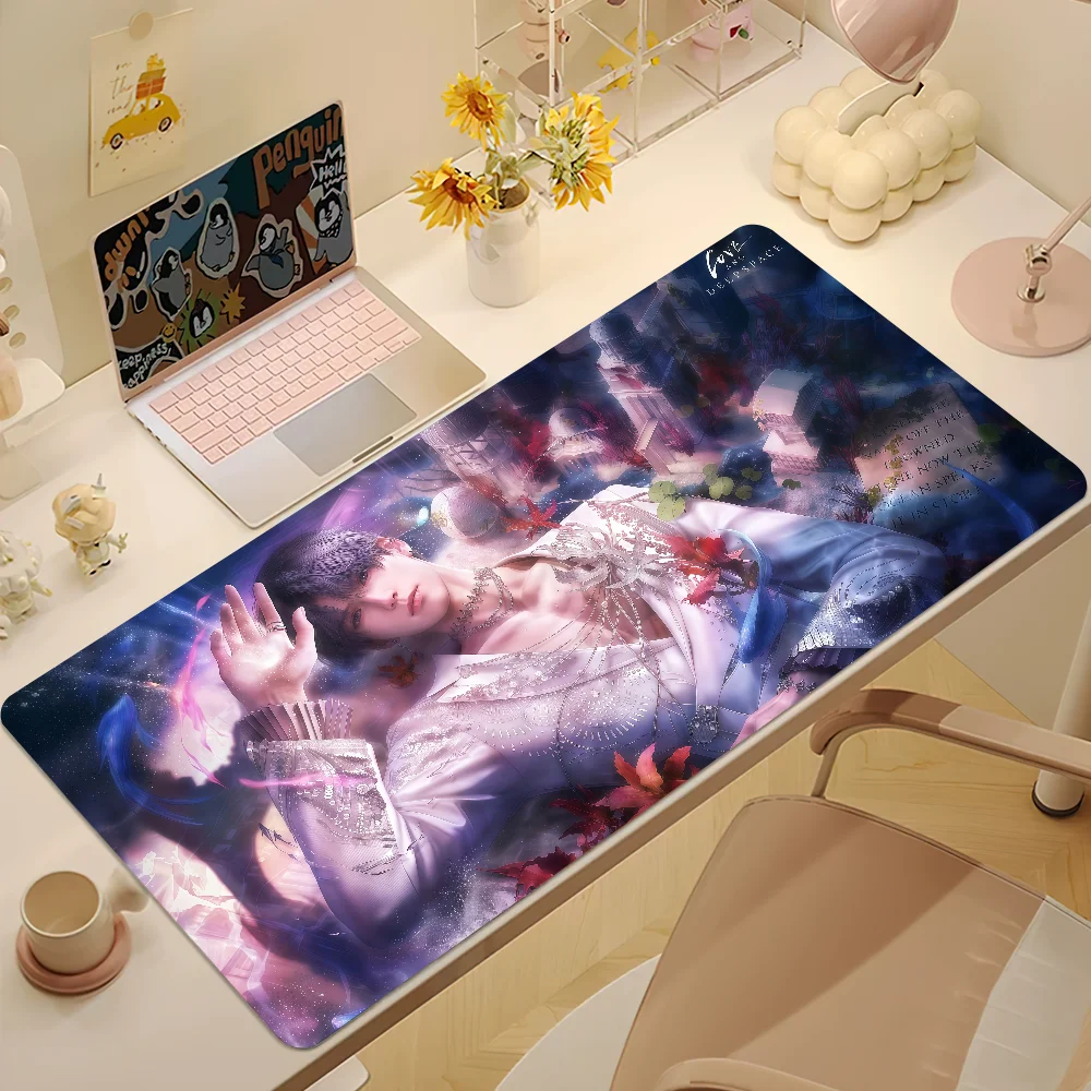 Love and Deepspace Zayne Sylus Xavier Caleb Mouse Pad Non-slip Lockedge Thickened Desktop MousePad Large Gaming Office Student