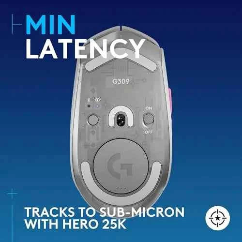 Logitech G309 Lightspeed Wireless Gaming Mouse, Genshin Impact Limited Edition, LIGHTFORCE Switches, HERO 25K Sensor, Long Batte