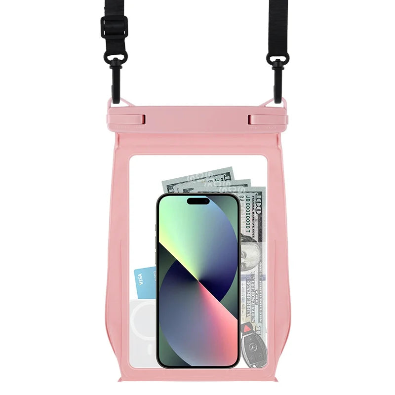 Waterproof Case for iPhone 16 15 14 Samsung S24 23 Ultra Pro Max Plus Large Capacity Swimming Underwater Diving Cover Pouch \';[