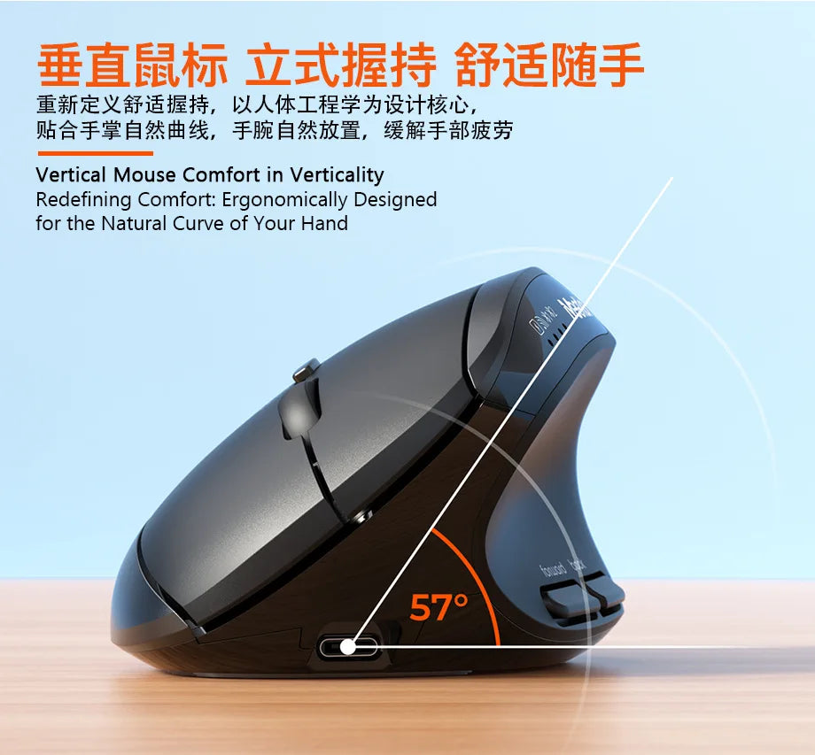 Premium Ergonomic Dual Mode Keyboard Mouse Combo | 2.4G+Bluetooth Rechargeable | Wrist Rest & Multimedia Keys | 3 Colors