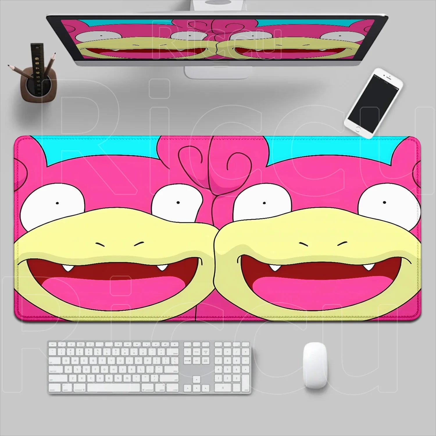 HD 900x400 Rubber Large PC Mousepad Gaming Mouse Pad Accessories Pikachu Slowpoke XXL Desk Keyboard Mat Computer Laptop Mausepad
