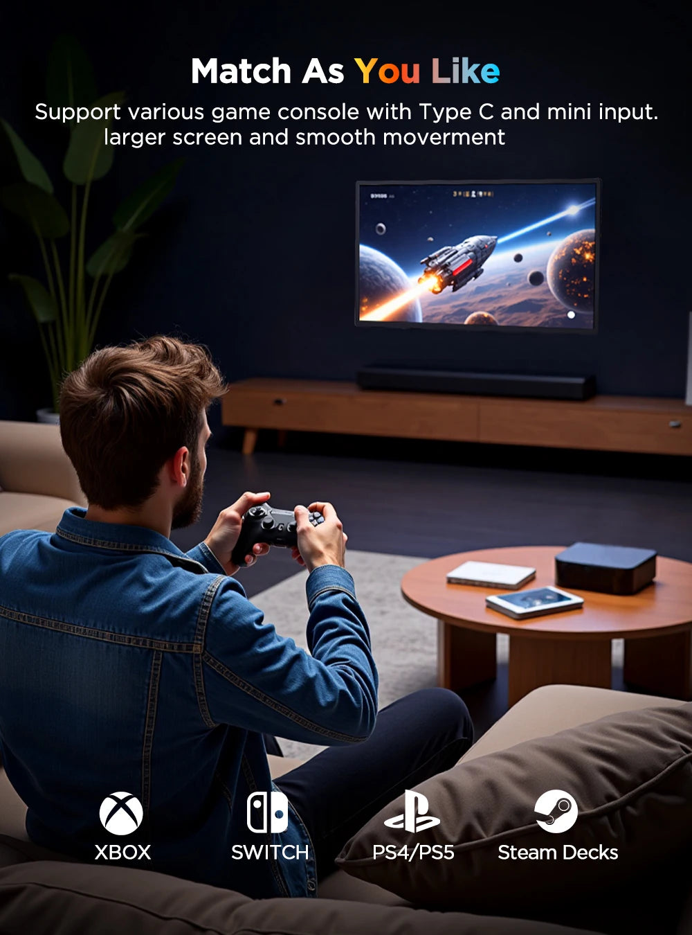 UPERFECT Touchscreen Portable Monitor 4K 15.6“ 100% SRGB Laptop Display IPS HDR HDMI USB-C Travel Gaming Screen for Mini PC Phon