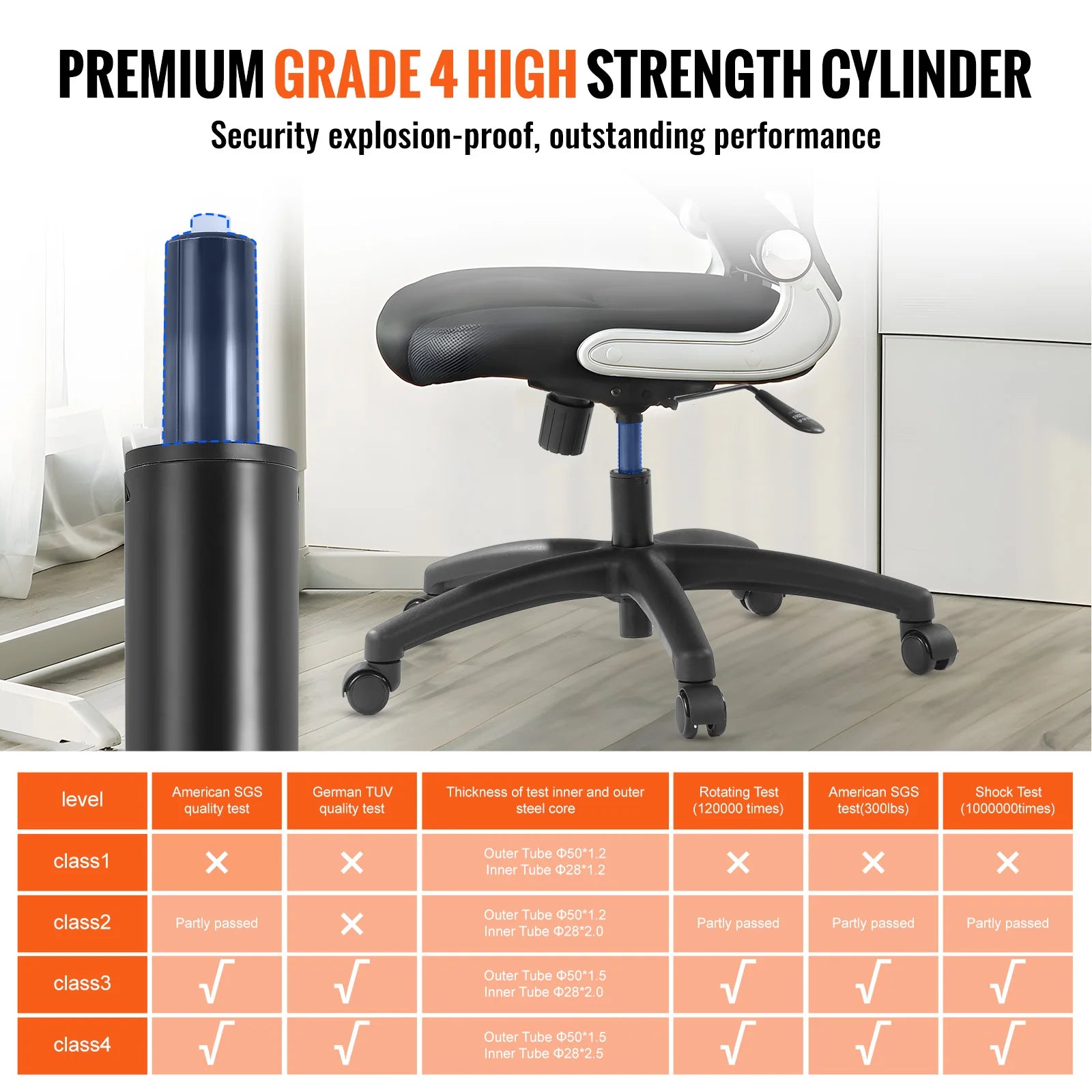 SucceBuy Office Chair Base – Heavy-Duty Universal Replacement