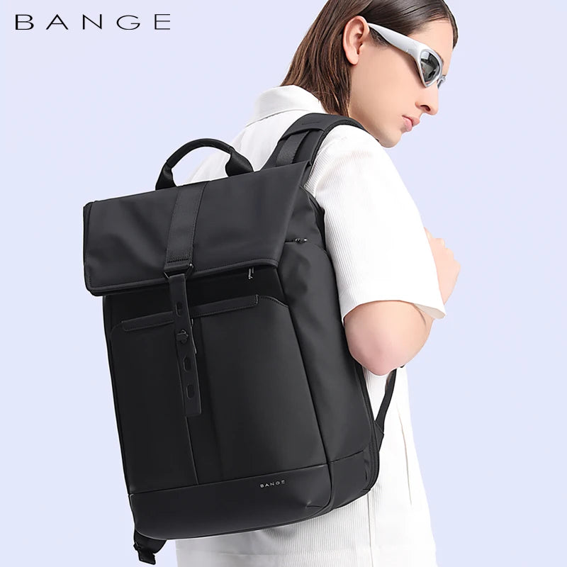 BANGE Anti-Theft Waterproof Laptop Backpack 15.6 Inch – Business Travel Backpack for Men & Women, Durable Work & School Bag