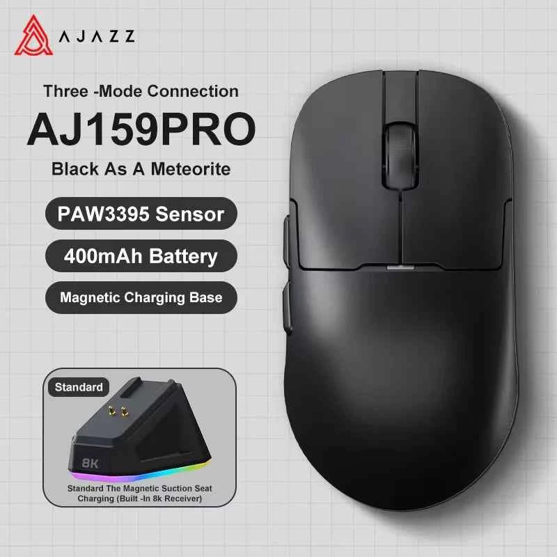 AJAZZ AJ159 APEX/AJ159PRO Wireless Gamer Mouse with RGB Magnetic Charging Base Lightweight  for PC Laptop