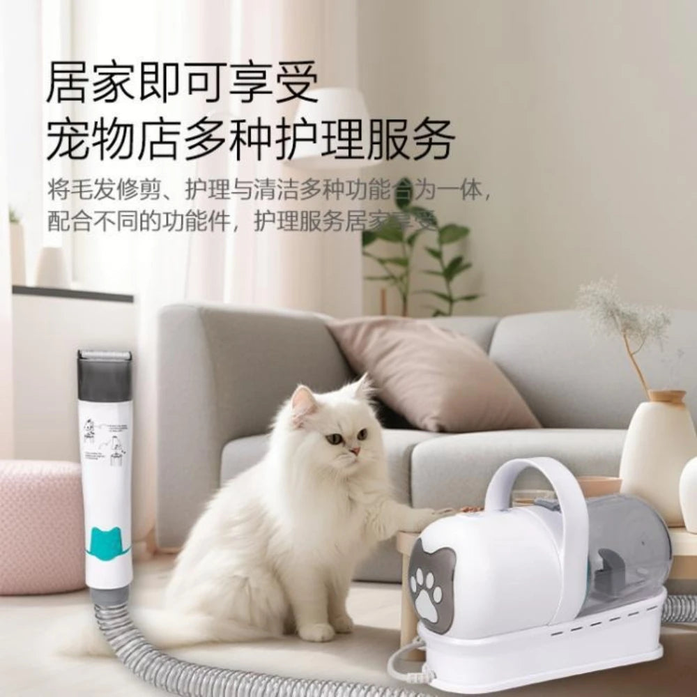 7-in-1 Multifunctional Pet Grooming Kit, Vacuum, Trimmer & Shaver All in One for Dogs & Cats