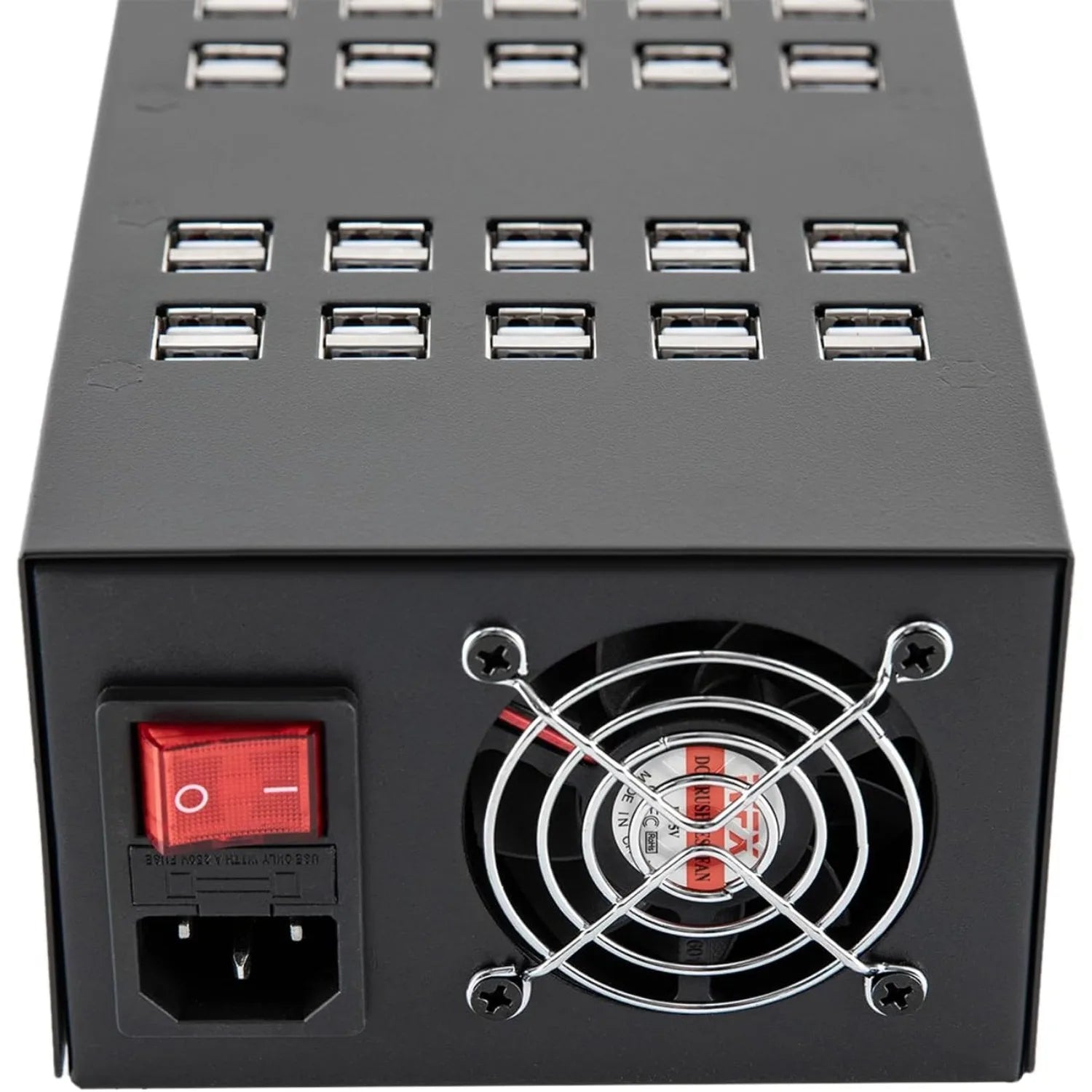 60 Ports USB Charging Station Hub Desktop Cell Phone Charger Organizer, 30 USB Interfaces, 400W