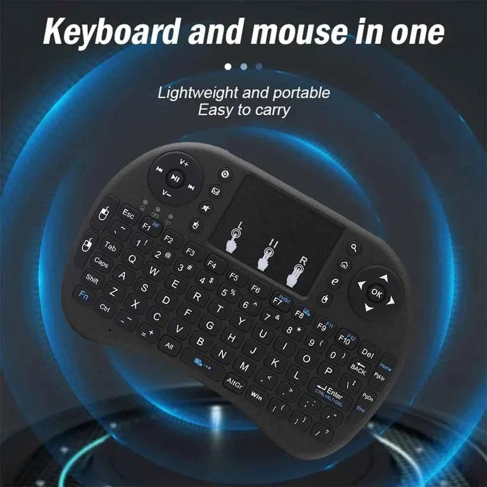 MRSVI I8 2.4G Mini Wireless Keyboard 2.4GHz Air Mouse Remote Touchpad For Android TV Box PC Smart TV