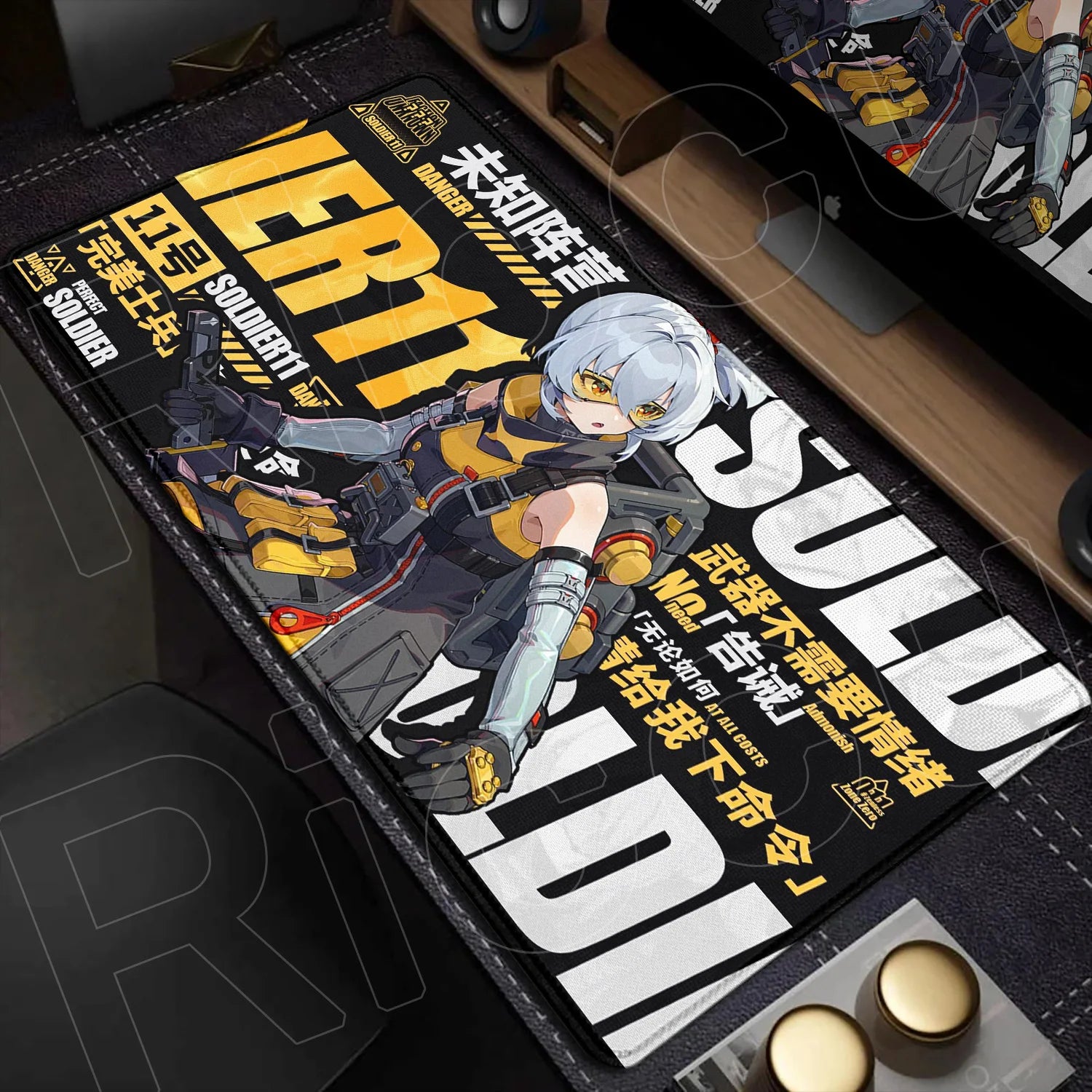Hot Game Zenless Zone Zero New Mousepad 900x400mm Laptop Non-slip Keyboard Desk Pad XXL Anime Girl Hoshimi Miyabi Rubber Playmat