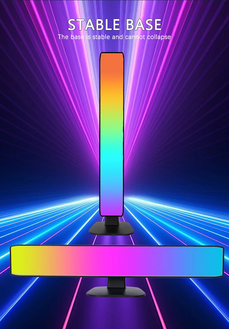 Smart Tuya RGB Gaming Atmosphere Light WIFI TV Game Computer Desktop Decor Desk Lamp  App Remote Control Car Music Rhythm Light