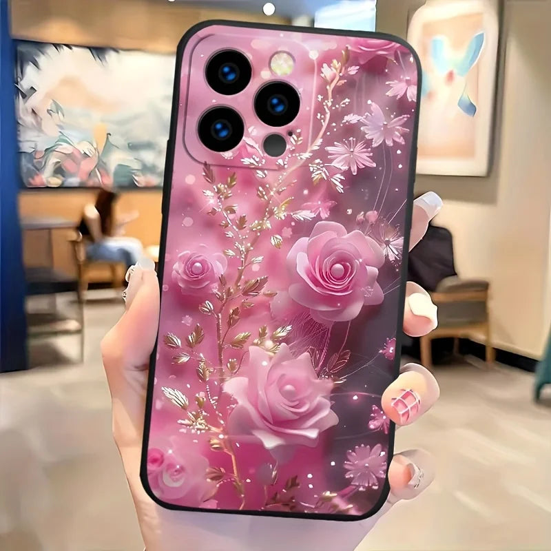 Cute and stylish cartoon phone case, compatible with multiple iPhone17 16 15 14 13 12 11Pro Max Plus