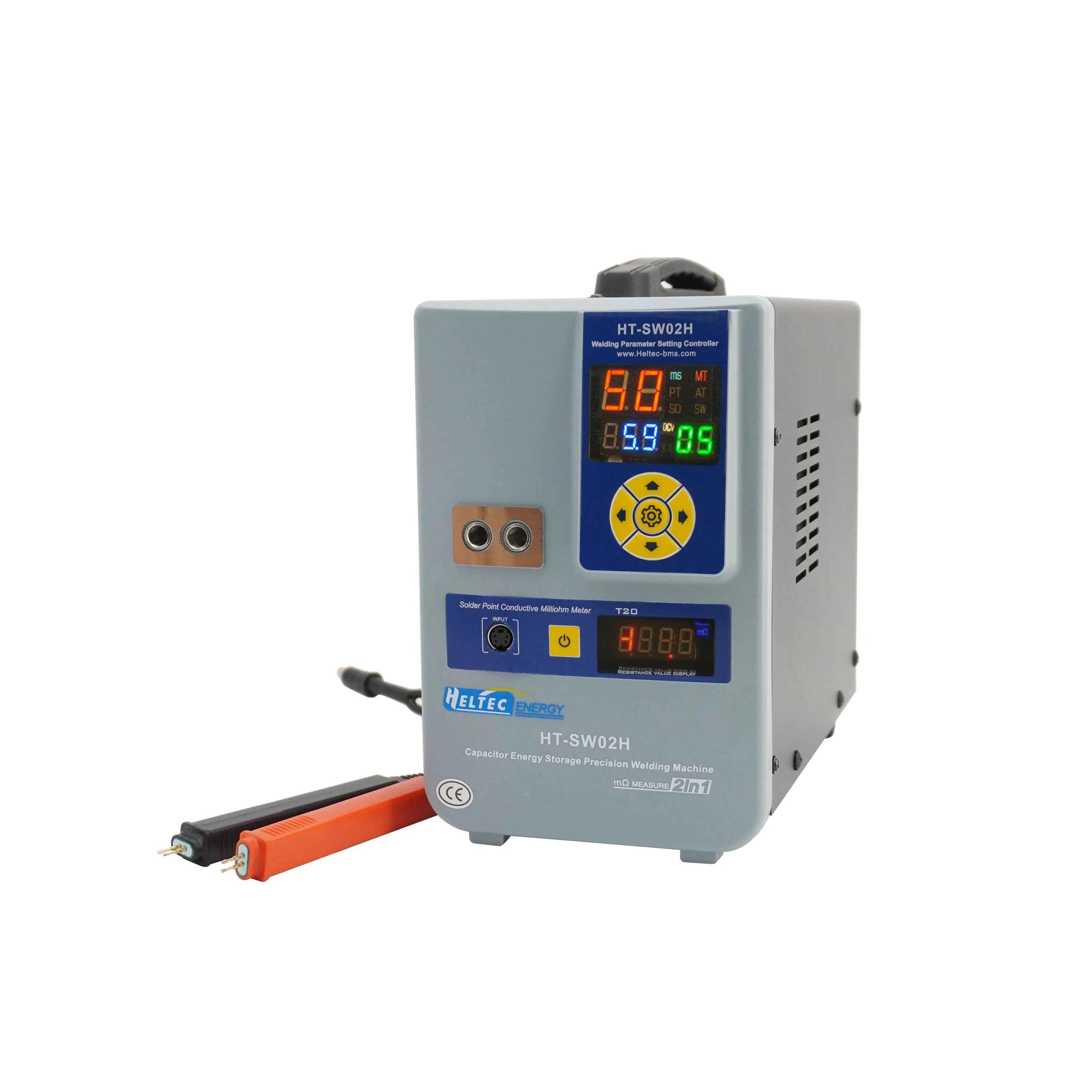 Heltec 21KW 36KW 42KW Capacitor Storage Battery Spot Welding Machine/Portable Small Spot Welder LED Display 0.5mm Thickness