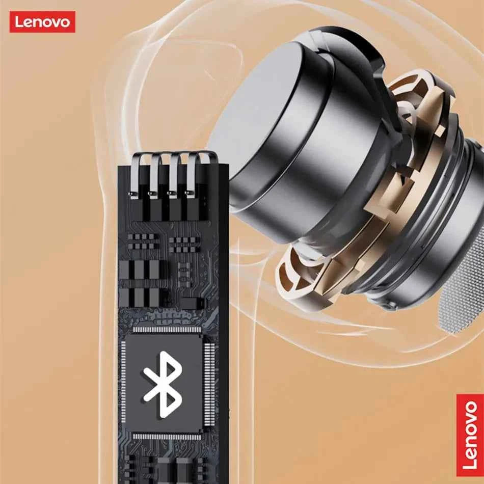 Lenovo XT97 Bluetooth Wireless Headphones With Flash Led Light  Bluetooth Earphone Wireless Earbuds Headsets With Microphones