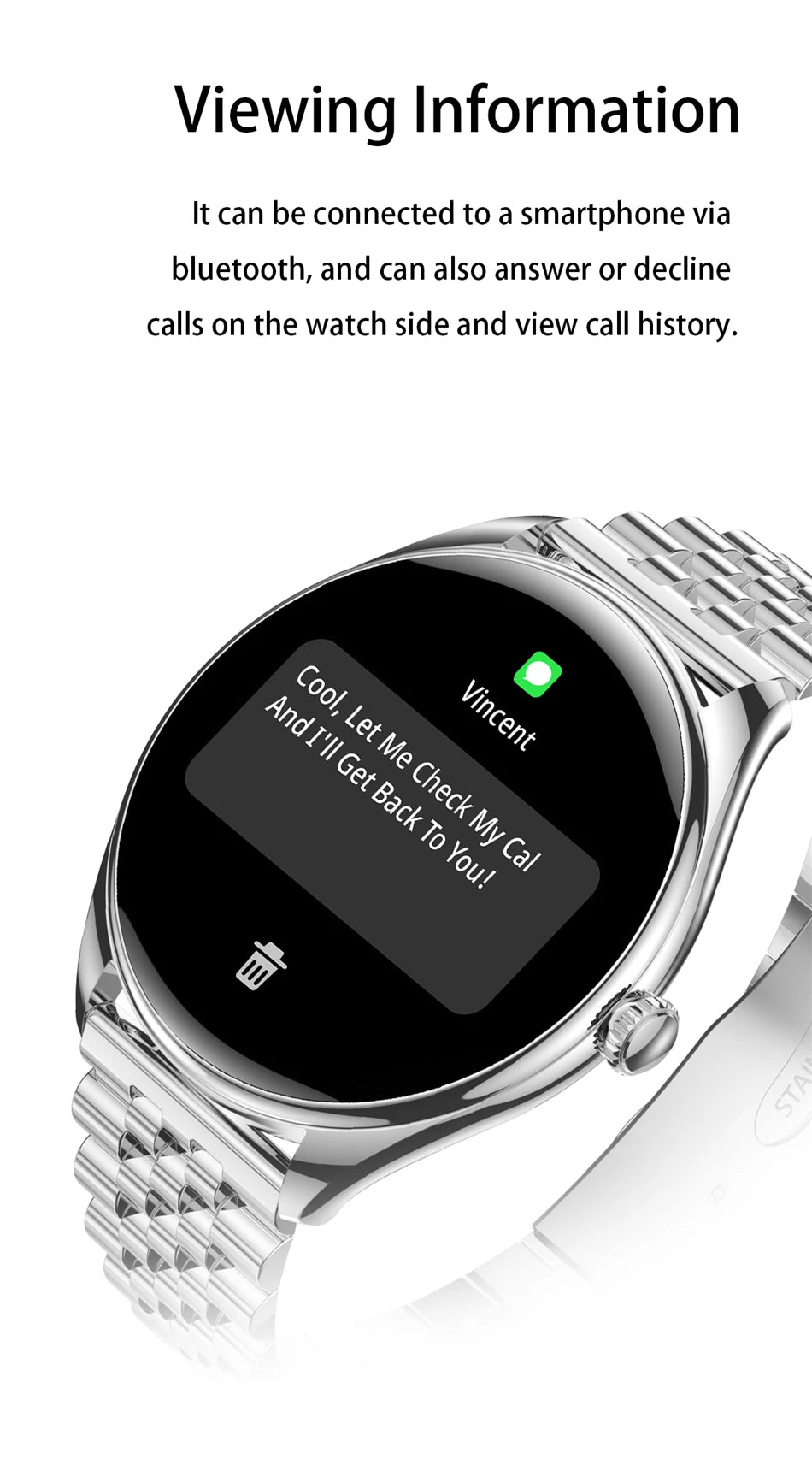 New Ultra Thin SmartWatch Men AMOLED 3D Screen Always Show Time Sports Fitness Waterproof Heart Rate Bluetooth Call Smartwatches
