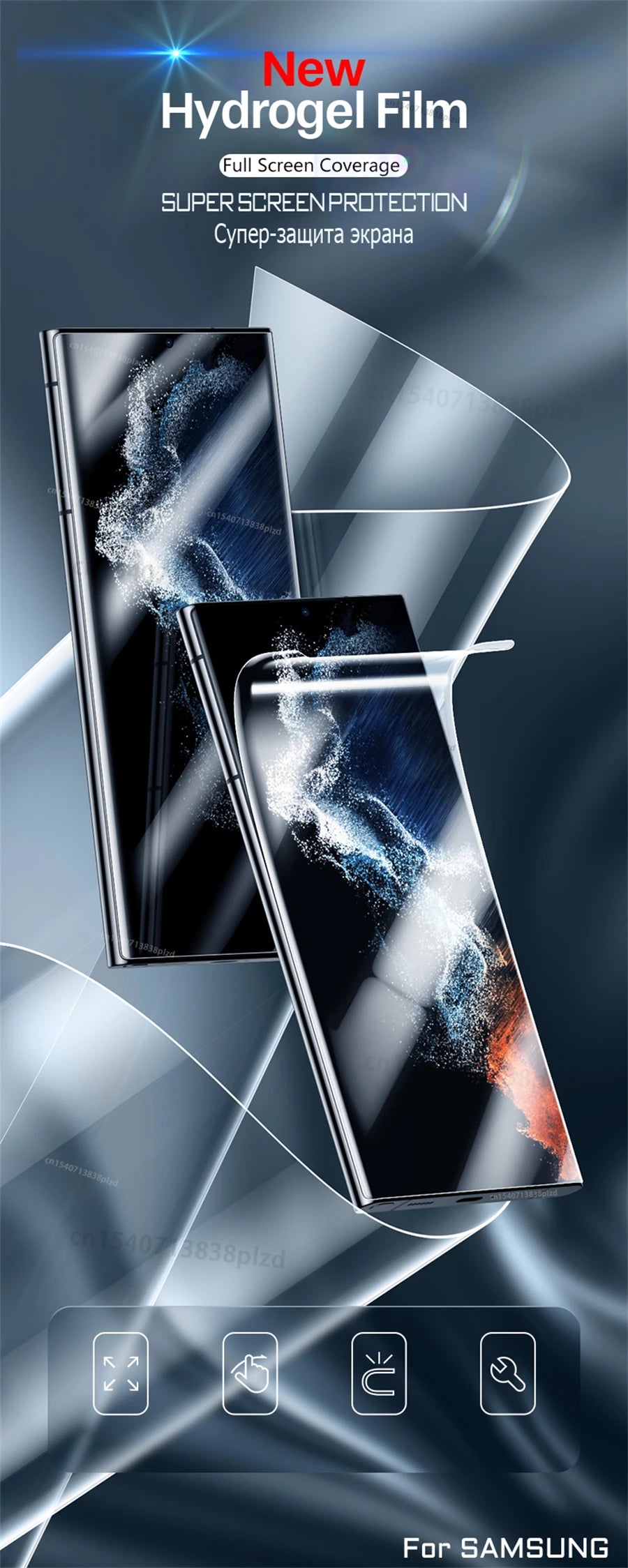 8Pcs TPU Hydrogel Film For Samsung Galaxy S26 S25 S24 S23 S22 Ultra Plus FE Screen Protector A57 A56 A37 A36 A26 A17 A26 A54 5G
