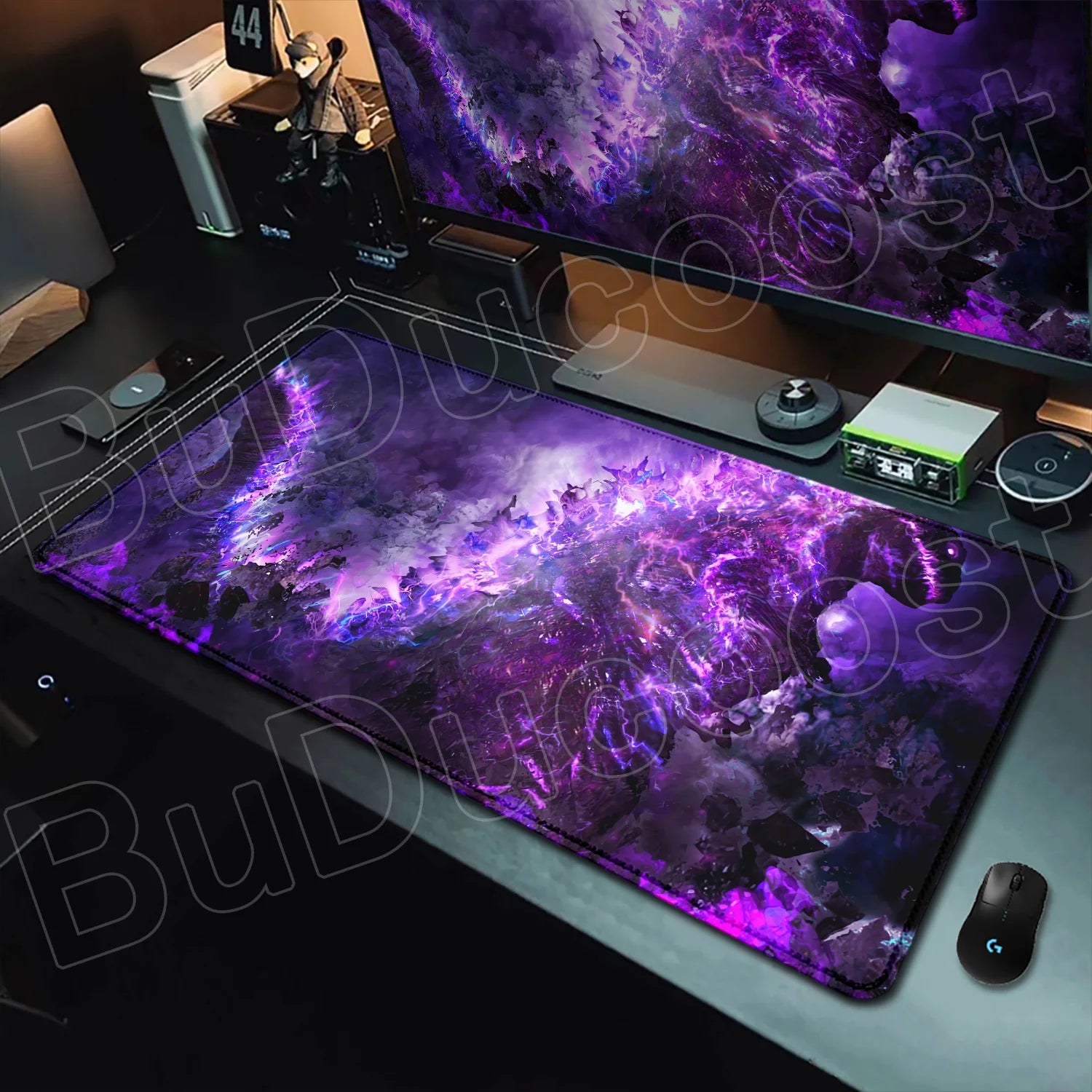G-Godzillaes Mouse Pad Personalized Pattern 900x400mm XXL Lockedge Office Laptop Game Computer Desk Mat Table Keyboard Mouse Pad