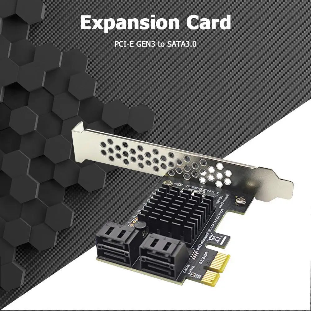 VAKIND PCIe Expansion Cards – 4 Port SATA III & USB 3.0