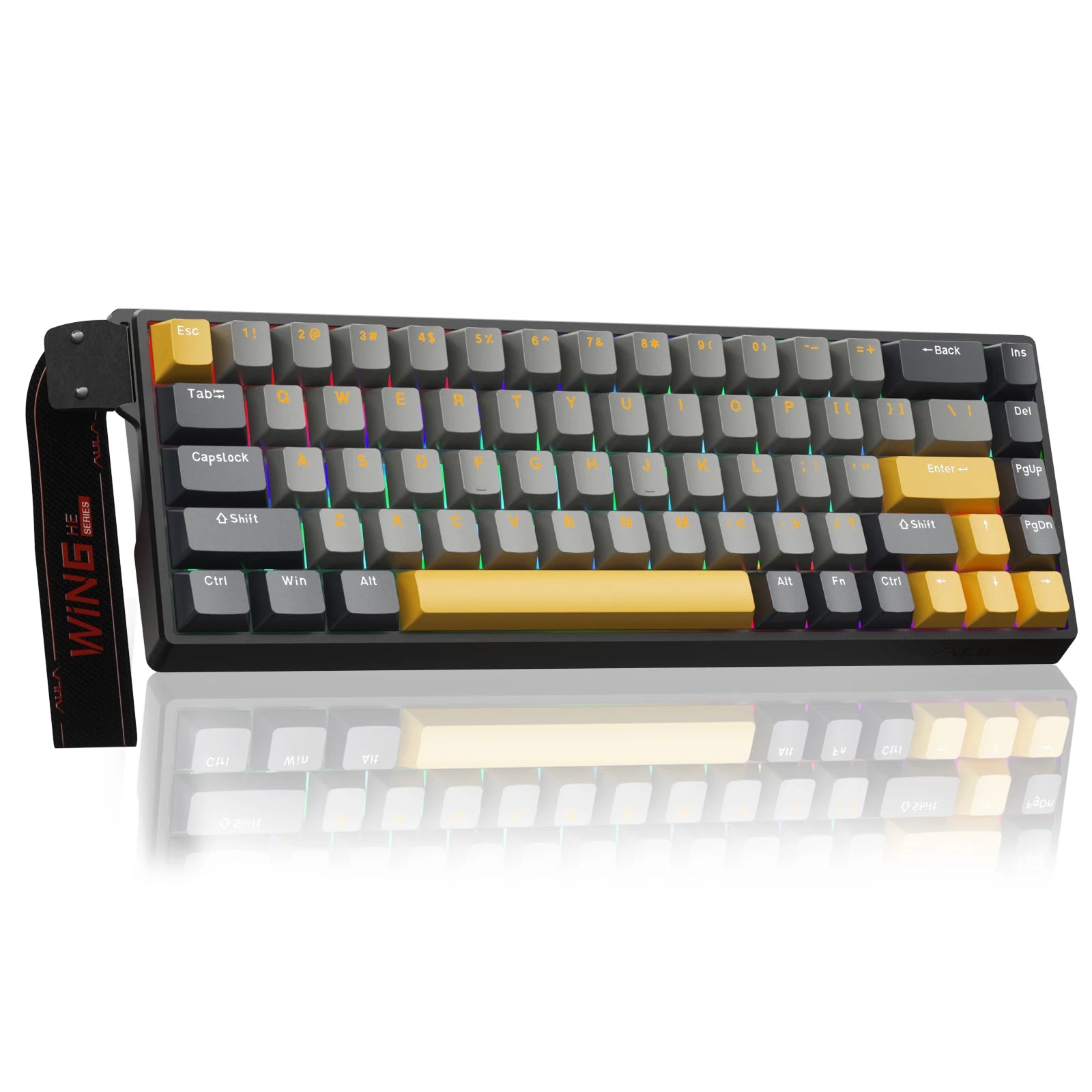 AULA WIN68 HE Esports Magnetic Switch Keyboard Rapid Trigger 8K Return RGB Hotswap 60% 68% Custom Game Keyboard