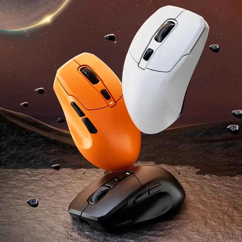 KYSONA Uranus Pro PAW3395 Wireless Gaming Mouse 54g Lightweight 8KHz Polling Rate 26000DPI Ultimate Optical Sensor For Laptop PC