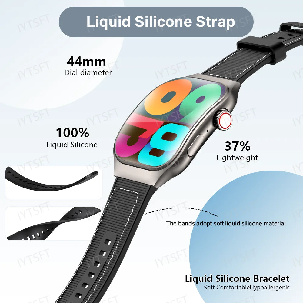 LAXASFIT New Bluetooth Call Smart Watch for Men 2.01