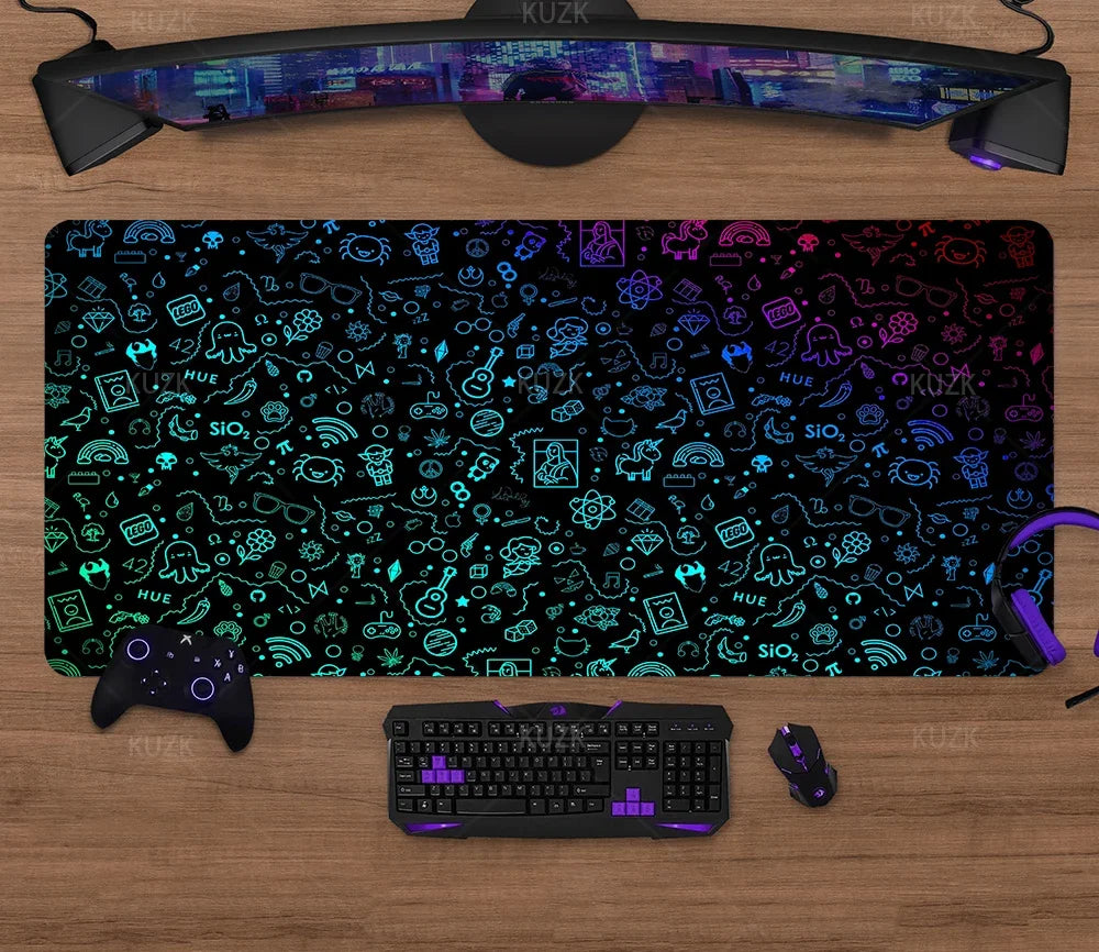 Gaming Mouse Pad Mousepad Gamer Desk Mat Large Keyboard Pad Xll Carpet Computer Table Surface For Accessories Xl Ped Mauspad - WinSupport Tech