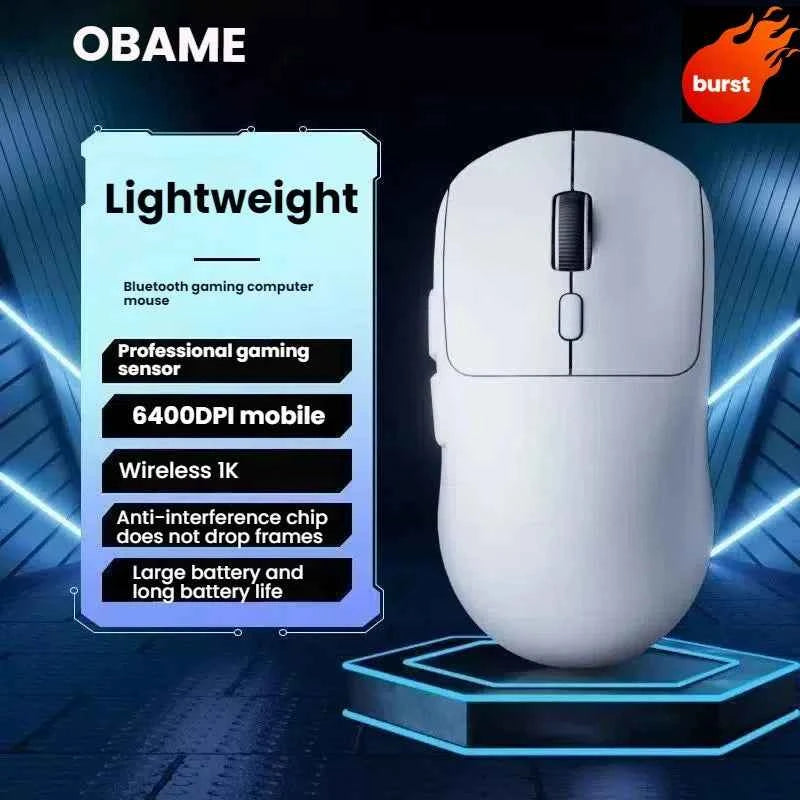 New M348 Wireless Bluetooth Lightweight Esports Game Mouse 6400DPI Mobile Battery Long Battery Life 2.4GHz Wireless Receiver