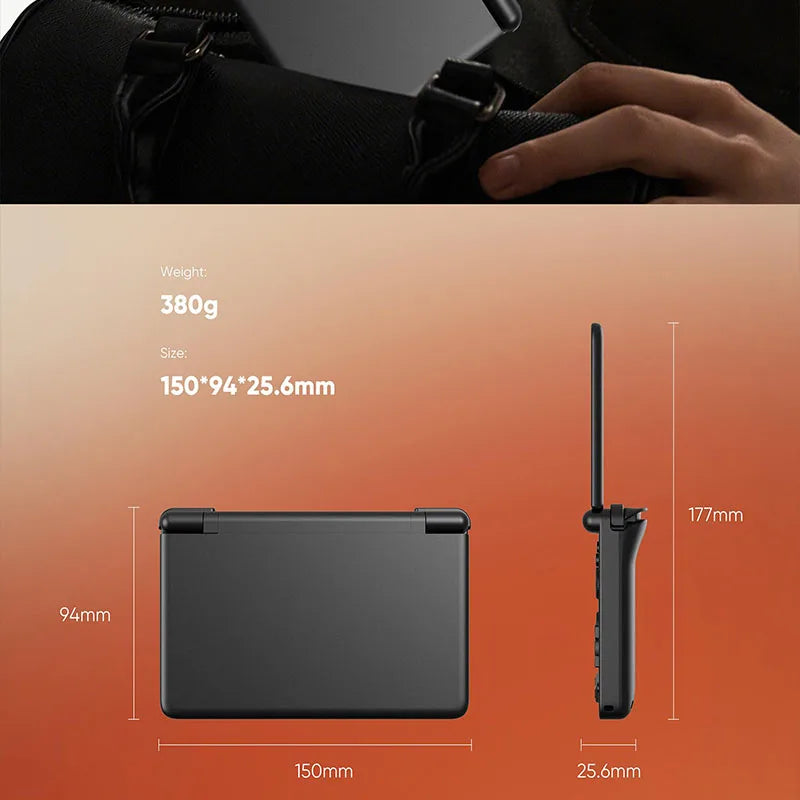 AYN THOR Flip Up Handheld Game Console 6''IPS 4K Ultra HD Screen Game Console Support Wi-Fi7+BT5.3 The Best Gift for A Friend Pocket Player Console
