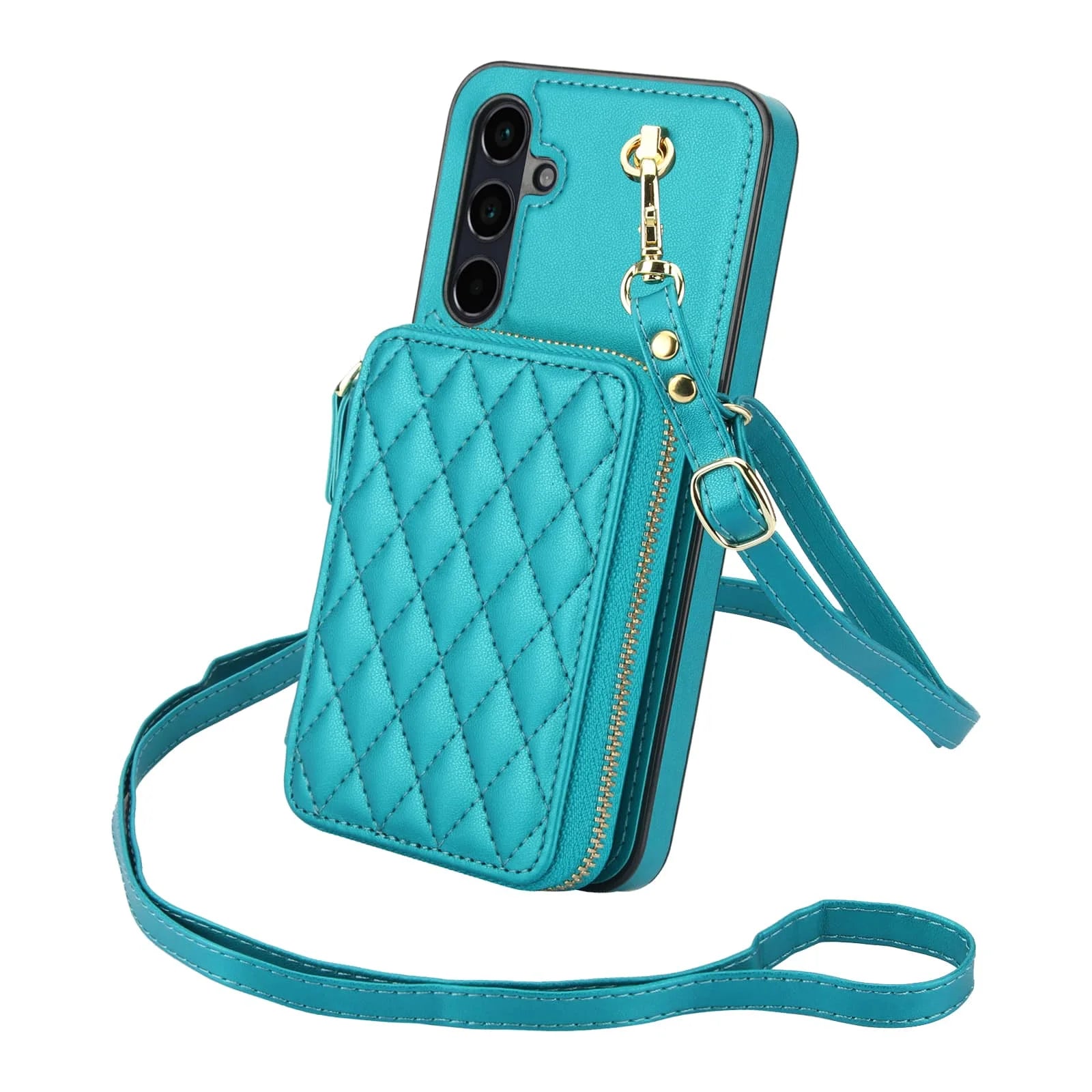 Crossbody Wallet Case for Samsung Galaxy A56 A36 A16 A55 A35 A15 A54 A14 A73 A53 A13, RFID Blocking Handbag Purse Flip Cover