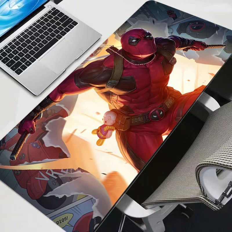 Large Gaming Mouse Pad Anime Spider-Man PC Computer Gamer Desk Mat For CS GO LOL  Laptop Mousepads Kawaii Mousepad