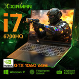 2025 Xiaman 16" Gaming Laptop intel Core i7-6700HQ GTX 1060 IPS 1920*1200 Notebook Gamer 16GB DDR4 1TB SSD Windows 11 - WinSupport Tech