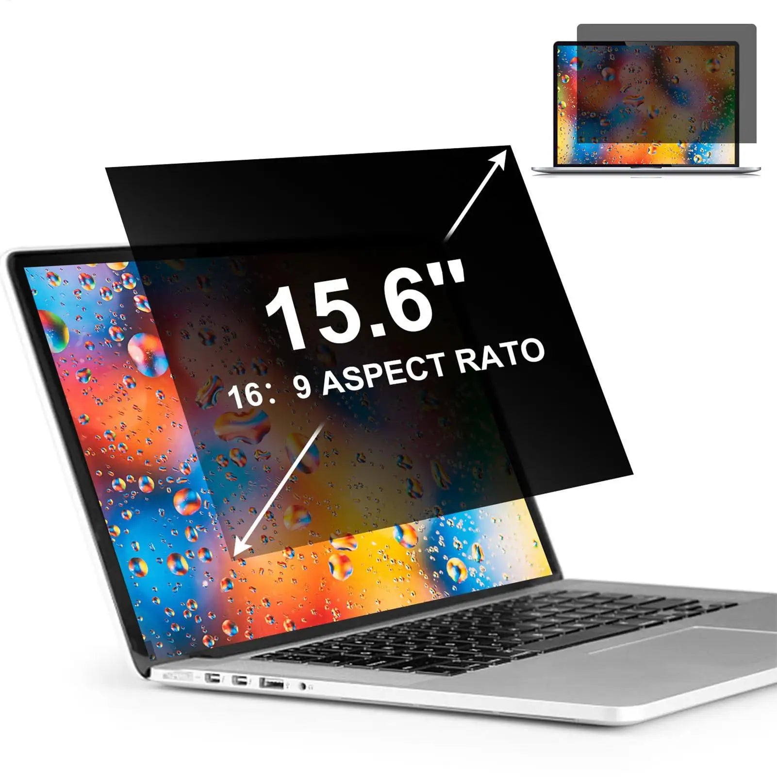 Privacy Screen for Laptop Computer Screen Privacy Shield Removable Anti-Scratch Protector Film for Computer Monitor and Laptop