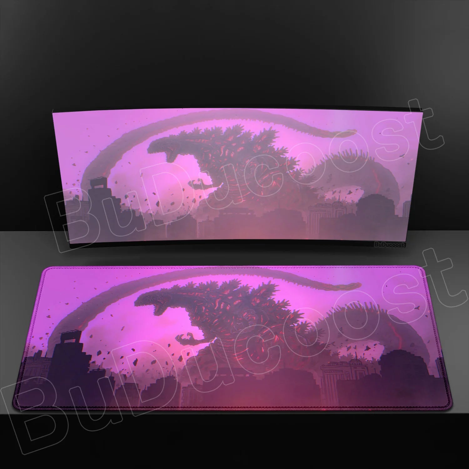 G-Godzillaes Mouse Pad Personalized Pattern 900x400mm XXL Lockedge Office Laptop Game Computer Desk Mat Table Keyboard Mouse Pad
