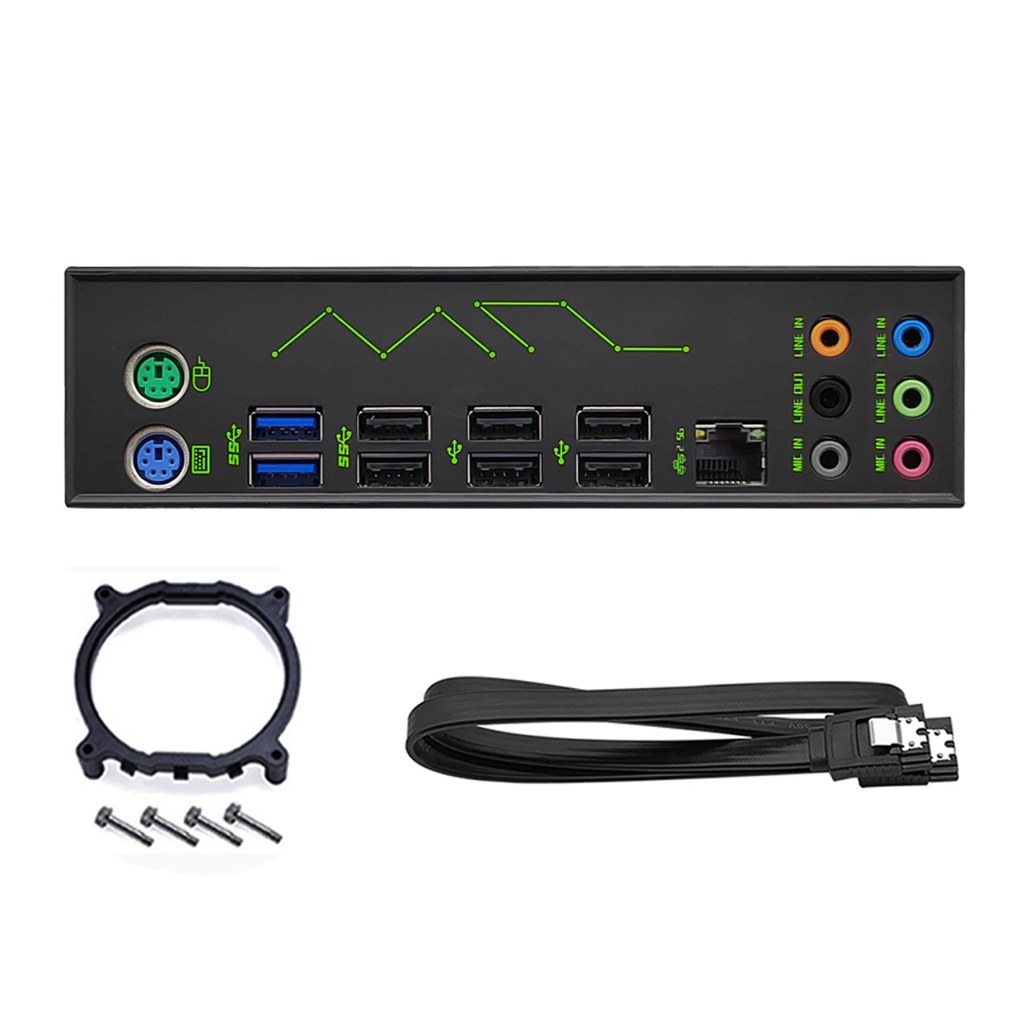 MACHINIST X99 MR9S ATX Motherboard LGA 2011-3 Supports TPM 2.0 Intel Xeon E5 V3/V4 CPU DDR4 RAM Memory NVME M.2 USB3.0 - WinSupport Tech