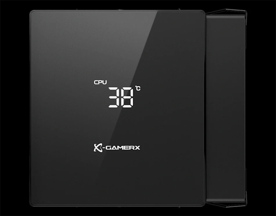Power Train X-GAMERX MK6 Dual Tower CPU Cooler ARGB Digital Display Six Heat Air Cooling For LGA1700 115X AM5