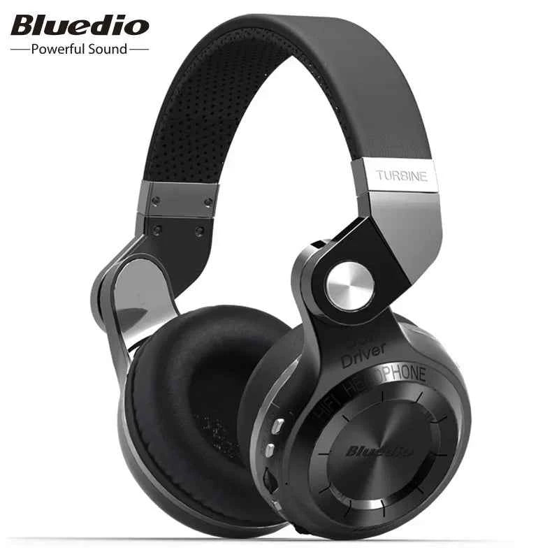 Bluedio T2+ Bluetooth Headphone Wireless Headset Foldable Sports Earphone Bluetooth 5.4 HIFI Sound 57mm Strong Bass SD Card Slot