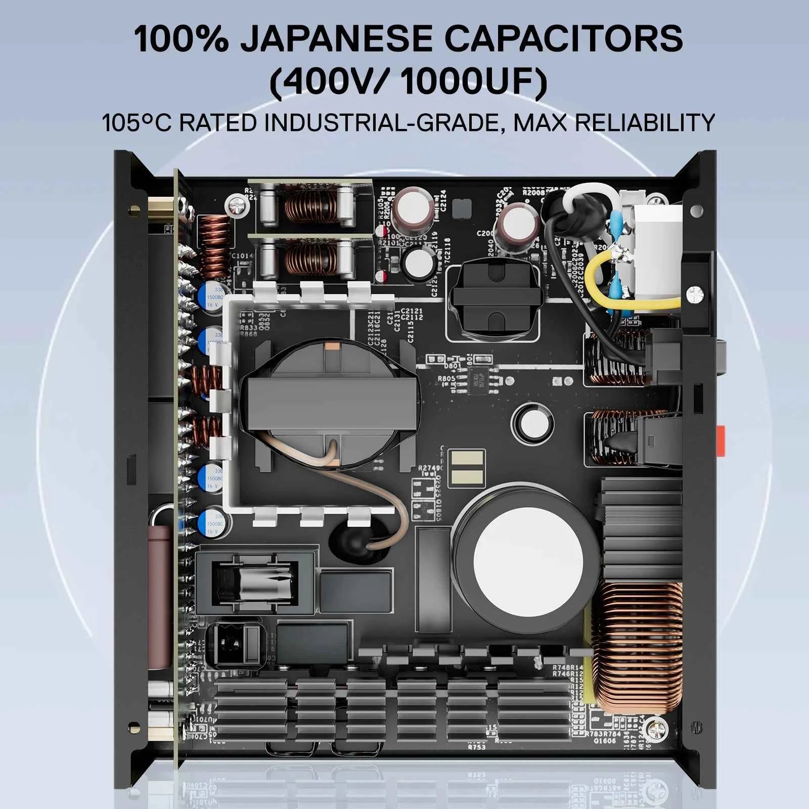 Redragon RGMS-1200W PRO 80+ Gold 1200 Watt Power Supply w/Upgraded ATX 3.1 & PCIe 5.1 Fully Modular