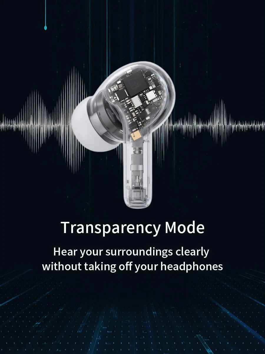 【 Pro 3 】 Bluetooth noise cancelling wireless earphones with heart rate monitoring, waterproof for daily use, perfect for sports