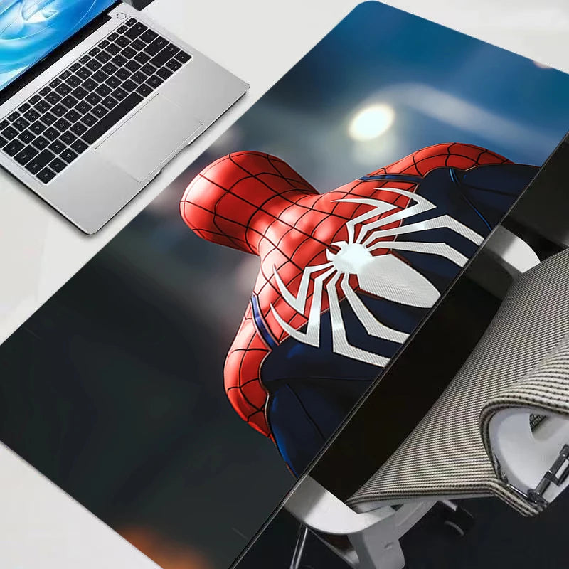 Large Gaming Mouse Pad Anime Spider-Man PC Computer Gamer Desk Mat For CS GO LOL  Laptop Mousepads Kawaii Mousepad