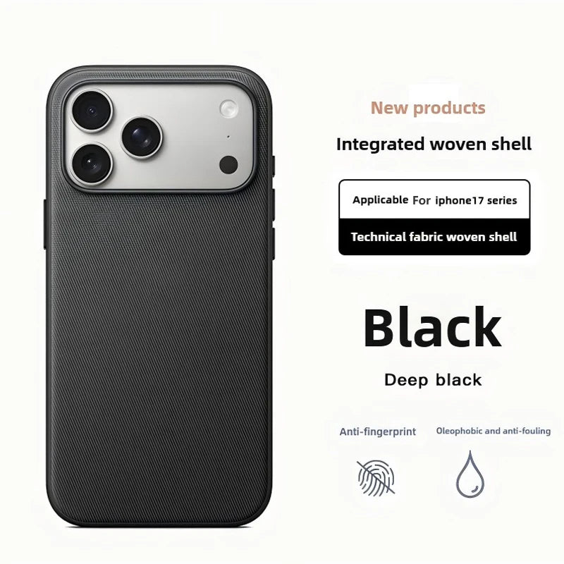 High Quality Original Technology Woven Case For IPhone 17 16 15 14 13 12 Pro Max 11 Official For Magsafe Magnetic Protect Cover