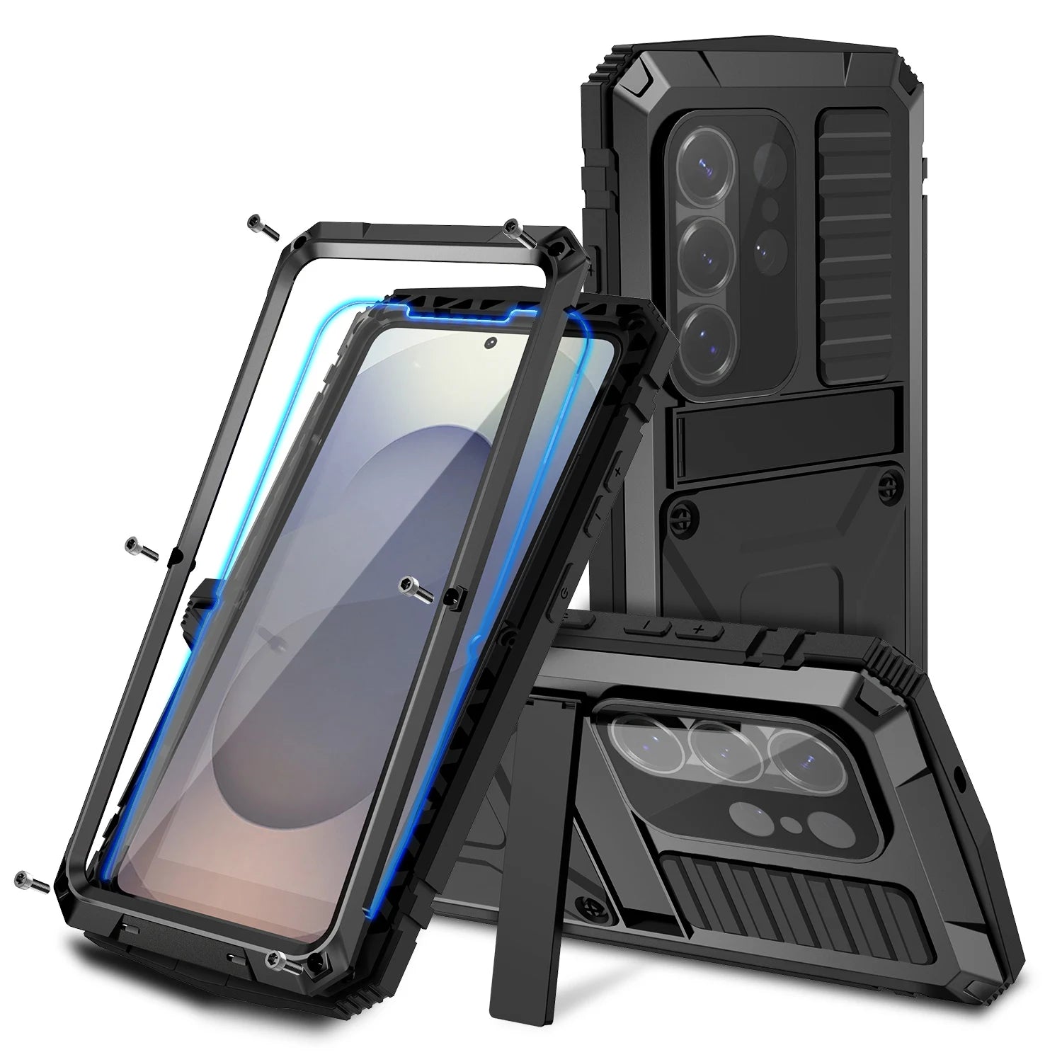 Case For Samsung Galaxy S26 Ultra S26 Plus S26 5G S 26 Heavy Duty Protection Armor Metal Phone Cover Capa Coque Fundas