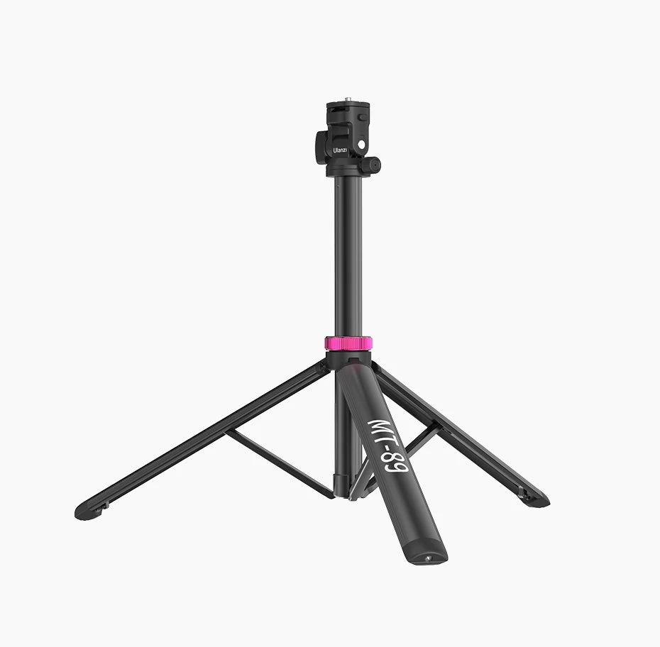 Ulanzi MT-89 2M Extendable Tripod Light Stand w 1/4'' Quick Release Plate Cold Shoe Mount for DSLR Camera Phone Video Light Mic