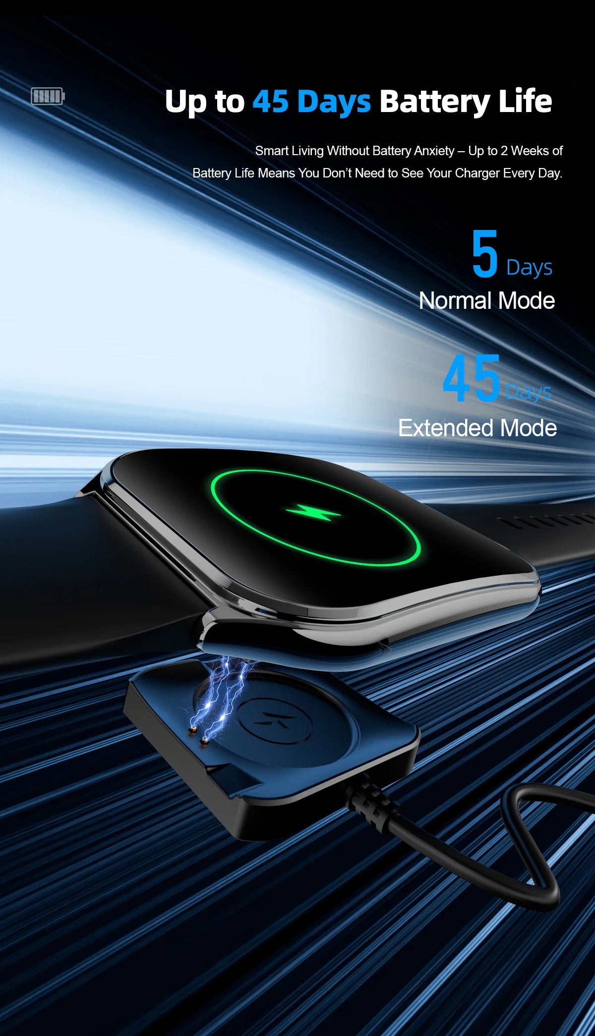 New Ultra Thin Smart Watch men 1.96