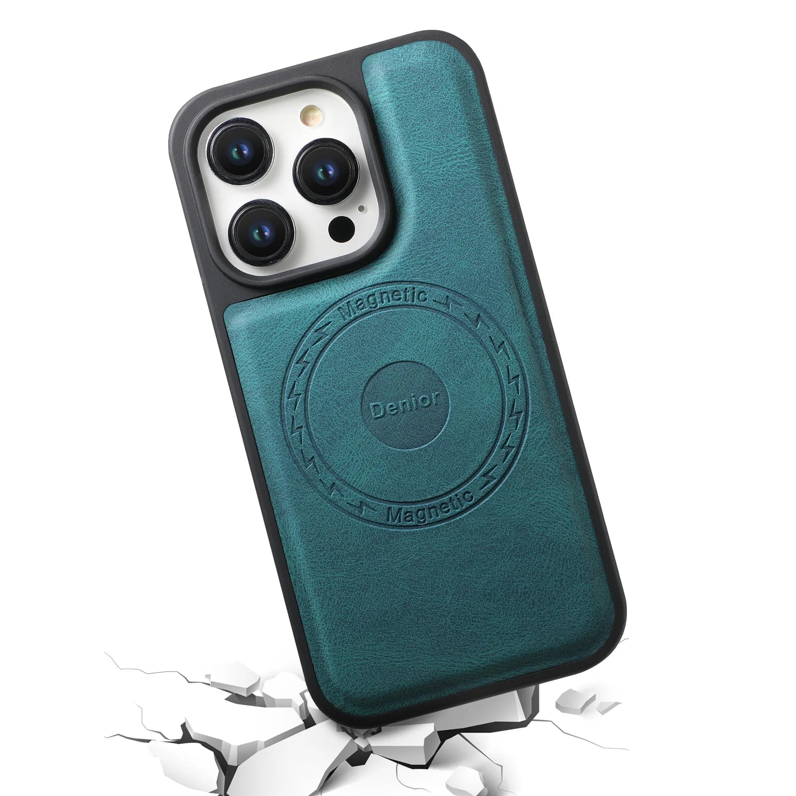 Magnetic Case for iPhone 16 15 14 13 12 Pro Max Plus Vintage Leather Cover for Magsafe Anti-konck Soft Shell iP16 Phone ./\';p