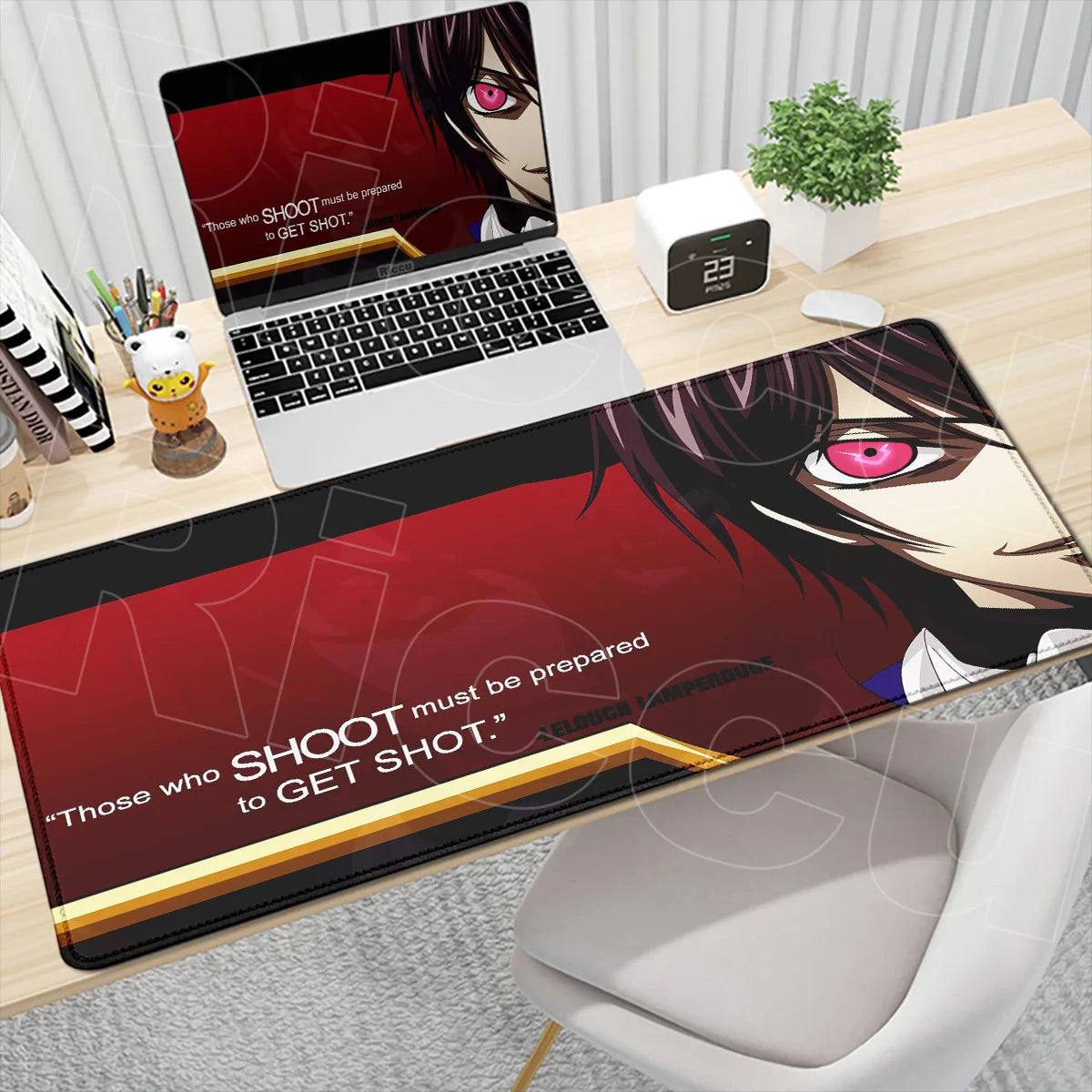 Code Geass Desk Mouse Pad XXL HD Printing Laptop Keyboard Mat Table Protector Carpet PC Gaming Accessories Lelouch CC Pretty Rug