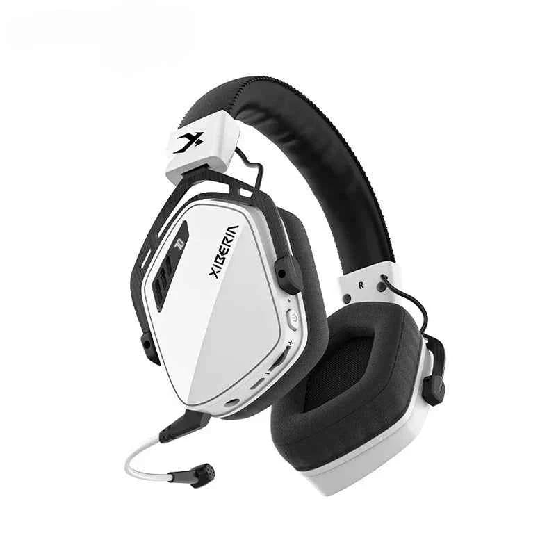 XIBERIA K03S Pro Wireless Gaming Headset 2.4G Low Latency 7.1 Surround Sound Headphones with Detachable Mic & Long Battery Life